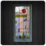 Charles Rennie Mackintosh style panel